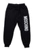 A Black Sweatpants from Moschino in size 4T for neutral. (Front View)