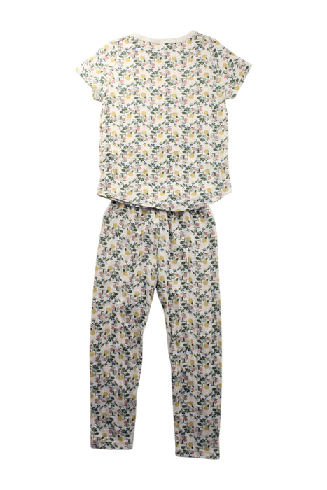 A Multicolour Pyjama Sets from Petit Bateau in size 4T for neutral. (Back View)