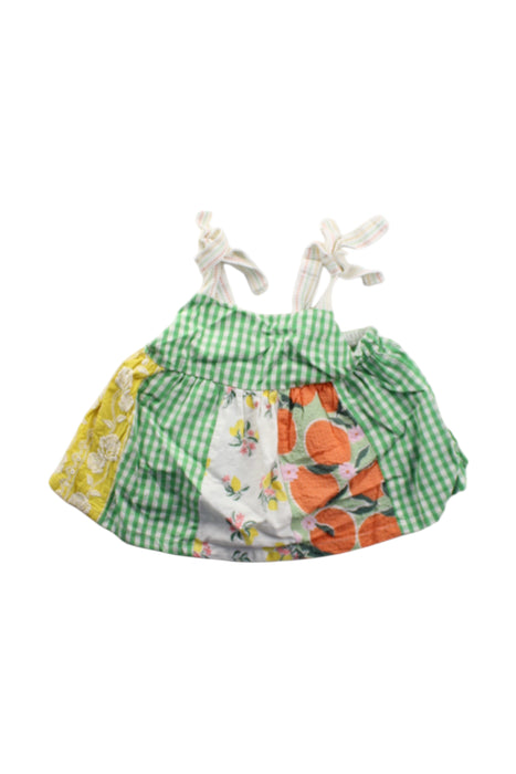 A Multicolour Sleeveless Dresses from Gingersnaps in size 4T for girl. (Front View)