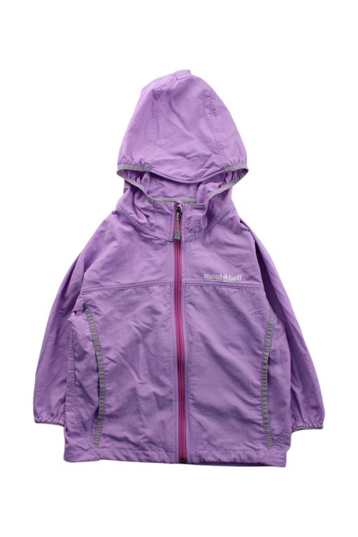 A Purple Rain Jackets from Mont-bell in size 18-24M for neutral. (Front View)