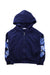 A Navy Zippered Sweatshirts from Mayoral in size 3T for girl. (Front View)