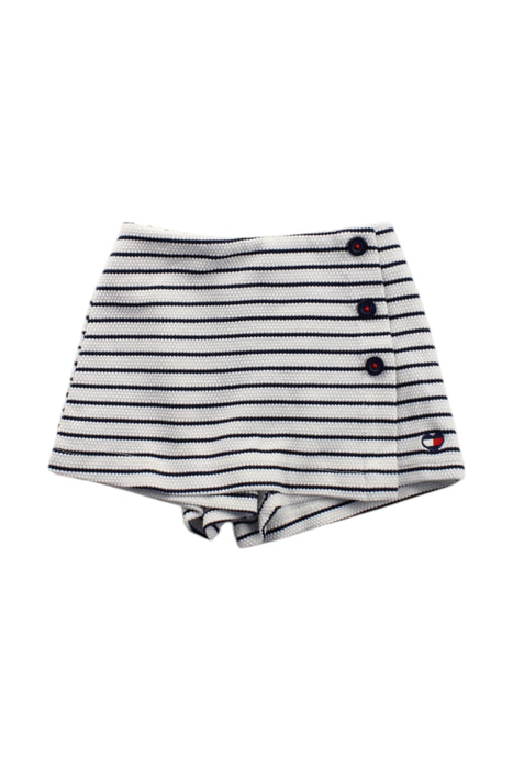 A White Shorts from Tommy Hilfiger in size 2T for neutral. (Front View)