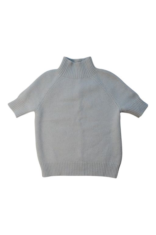 A Grey Knit Sweaters from Bonpoint in size 6T for girl. (Front View)