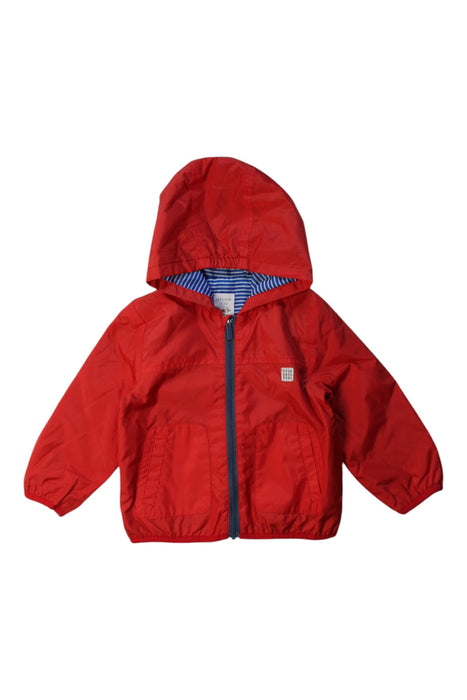 A Red Rain Jackets from Carrément Beau in size 2T for neutral. (Front View)