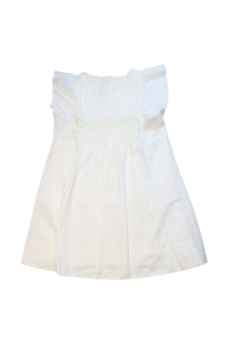 A White Sleeveless Dresses from Chloe in size 3T for girl. (Front View)