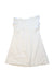 A White Sleeveless Dresses from Chloe in size 3T for girl. (Back View)