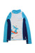 A Blue Rash Guards from Olaian in size 7Y for neutral. (Front View)