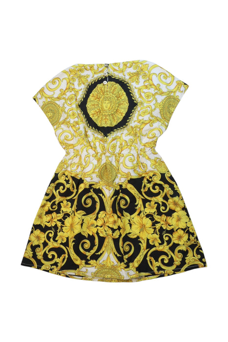A Multicolour Short Sleeve Dresses from Young Versace in size 5T for girl. (Back View)