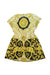 A Multicolour Short Sleeve Dresses from Young Versace in size 5T for girl. (Back View)