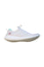 A White Slip Ons from Skechers in size 7Y for neutral. (Front View)
