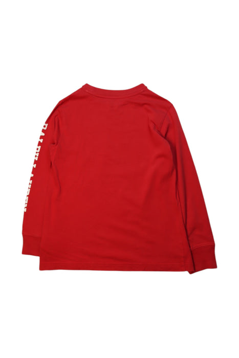 A Red Long Sleeve T Shirts from Polo Ralph Lauren in size 5T for neutral. (Back View)