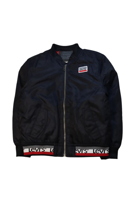 A Black Lightweight Jackets from Levi's in size 6T for boy. (Front View)
