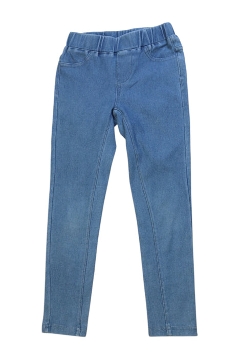 A Blue Jeggings from Seed in size 3T for neutral. (Front View)