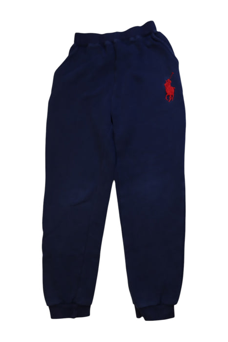A Navy Sweatpants from Polo Ralph Lauren in size 7Y for boy. (Front View)