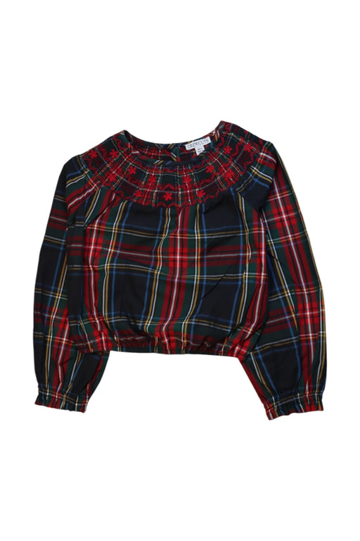 A Multicolour Long Sleeve Tops from Crewcuts in size 6T for girl. (Front View)