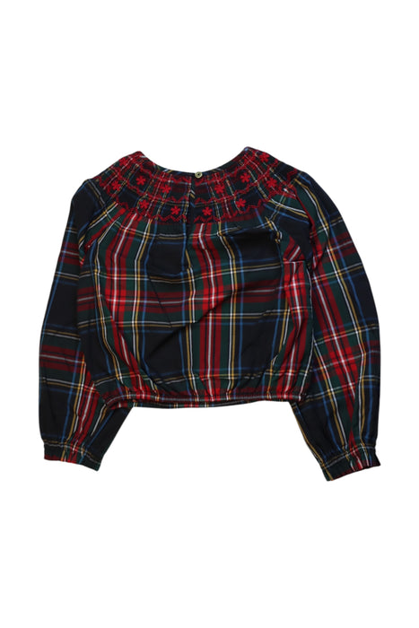 A Multicolour Long Sleeve Tops from Crewcuts in size 6T for girl. (Back View)