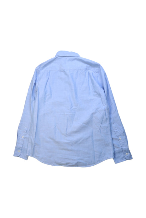 A Blue Long Sleeve Shirts from Crewcuts in size 14Y for boy. (Back View)