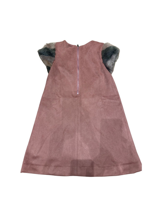 A Pink Sleeveless Dresses from Deux par Deux in size 8Y for girl. (Back View)