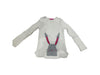 A White Knit Sweaters from Joules in size 6T for girl. (Front View)
