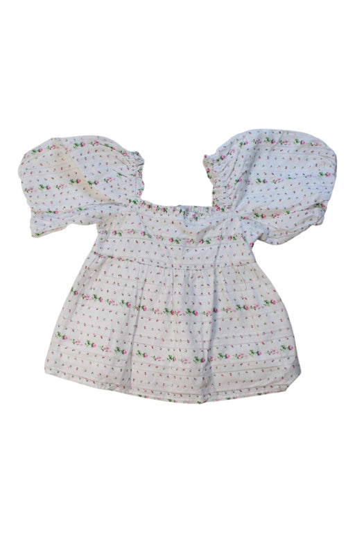 A Multicolour Short Sleeve Dresses from Janie & Jack in size 6T for girl. (Front View)