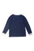 A Navy Long Sleeve T Shirts from Petit Bateau in size 6T for boy. (Back View)