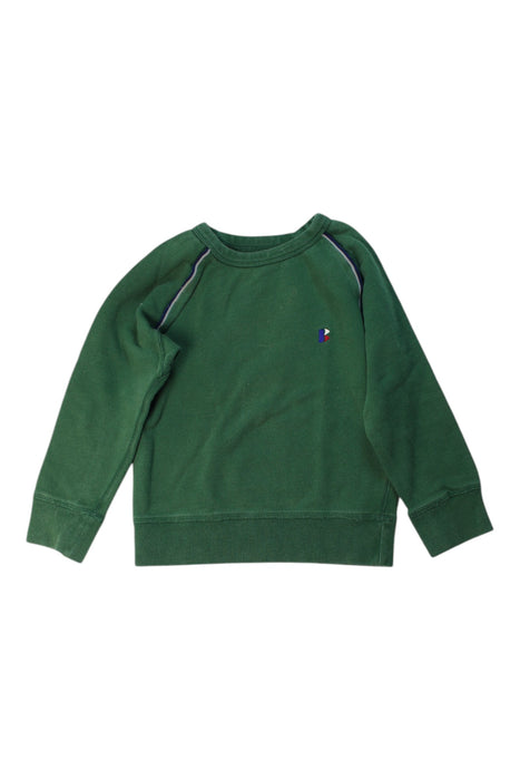 A Green Crewneck Sweatshirts from Bellerose in size 6T for boy. (Front View)