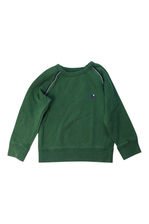 A Green Crewneck Sweatshirts from Bellerose in size 6T for boy. (Front View)
