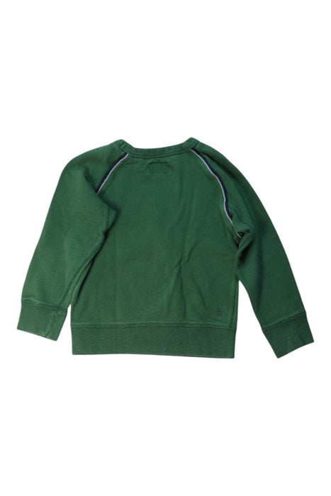 A Green Crewneck Sweatshirts from Bellerose in size 6T for boy. (Back View)