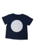A Navy Short Sleeve T Shirts from Stella McCartney in size 4T for boy. (Front View)