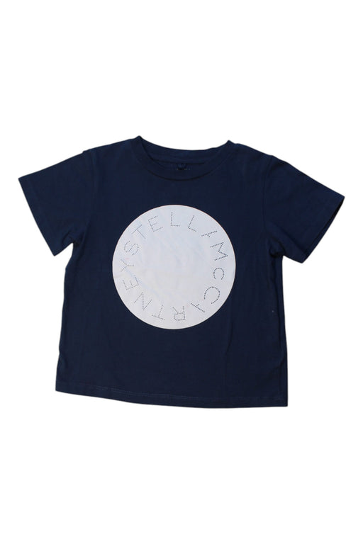 A Navy Short Sleeve T Shirts from Stella McCartney in size 4T for boy. (Front View)