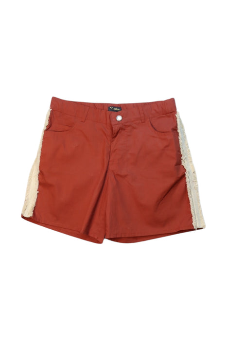 A Red Shorts from Velveteen in size 10Y for girl. (Front View)