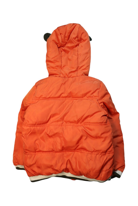 A Orange Puffer/Quilted Coats & Outerwear from Kingkow in size 6T for neutral. (Back View)