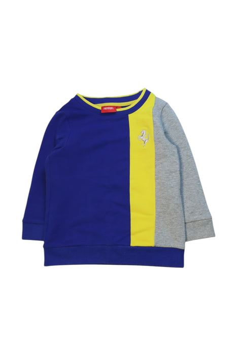 A Multicolour Crewneck Sweatshirts from Ferrari in size 2T for neutral. (Front View)