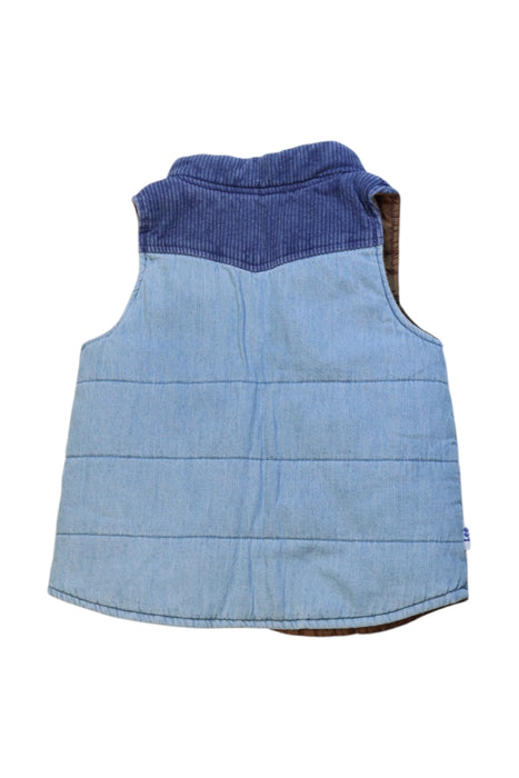 A Blue Outerwear Vests from Lee in size 2T for neutral. (Back View)