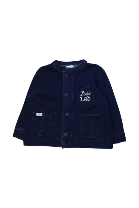 A Navy Buttoned Sweatshirts from Lee in size 18-24M for neutral. (Front View)