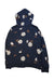 A Navy Hooded Sweatshirts from OshKosh B'gosh in size 14Y for neutral. (Back View)