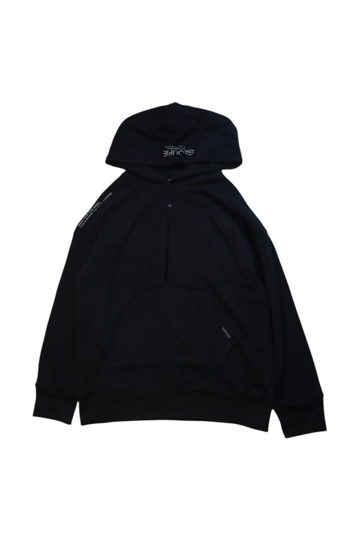 A Black Hooded Sweatshirts from Groovy Colors in size 10Y for neutral. (Front View)