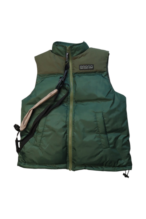 A Green Outerwear Vests from The Park Shop in size 10Y for neutral. (Front View)