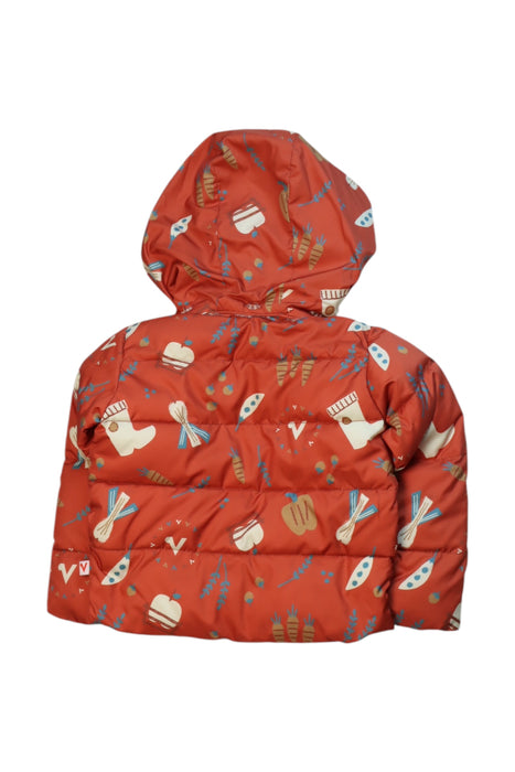 A Red Puffer/Quilted Coats & Outerwear from Vauva in size 6-12M for neutral. (Back View)