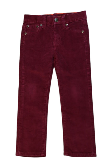 A Burgundy Casual Pants from Crewcuts in size 3T for neutral. (Front View)