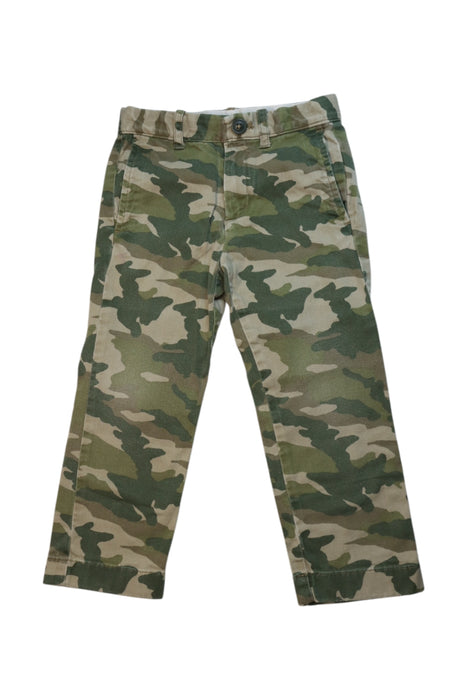 A Green Casual Pants from Crewcuts in size 3T for neutral. (Front View)