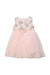 A Pink Sleeveless Dresses from Popatu in size 12-18M for girl. (Front View)