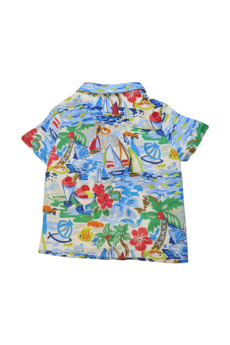 A Multicolour Short Sleeve Shirts from Loro Piana in size 4T for boy. (Back View)
