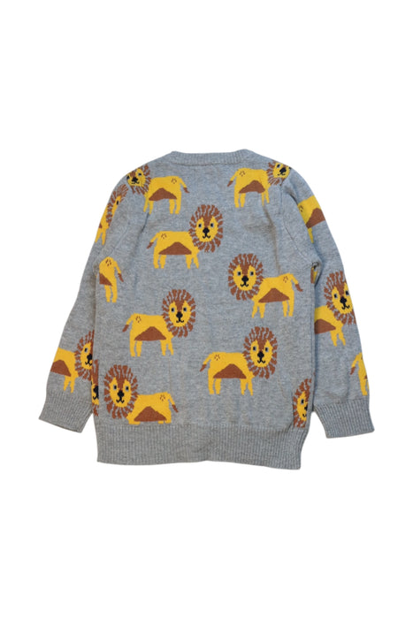 A Grey Cardigans from Boden in size 3T for neutral. (Back View)