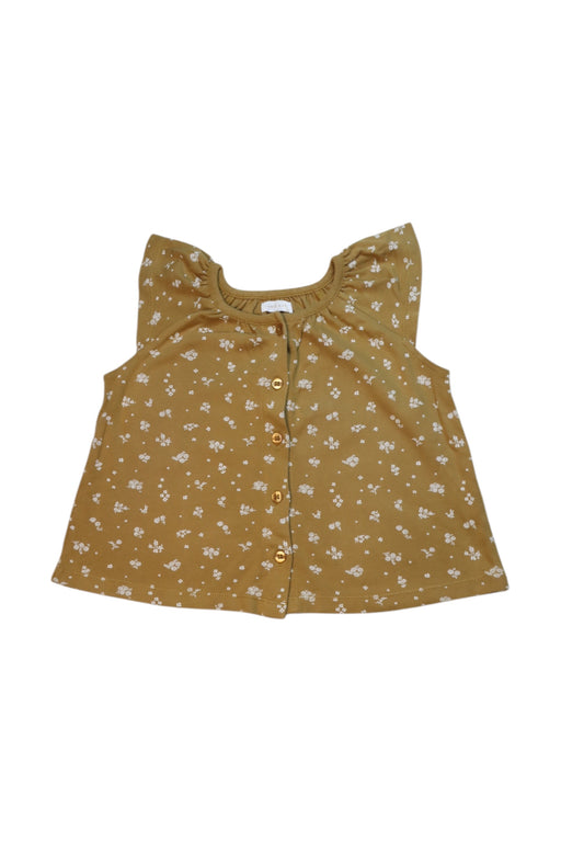 A Brown Sleeveless Tops from Jamie Kay in size 2T for girl. (Front View)