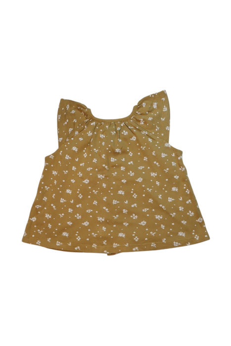 A Brown Sleeveless Tops from Jamie Kay in size 2T for girl. (Back View)