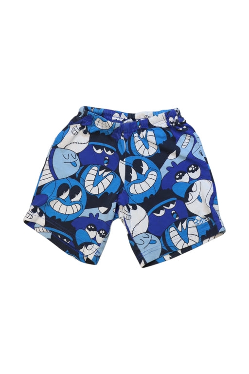 A Blue Shorts from Adidas in size 3T for neutral. (Front View)