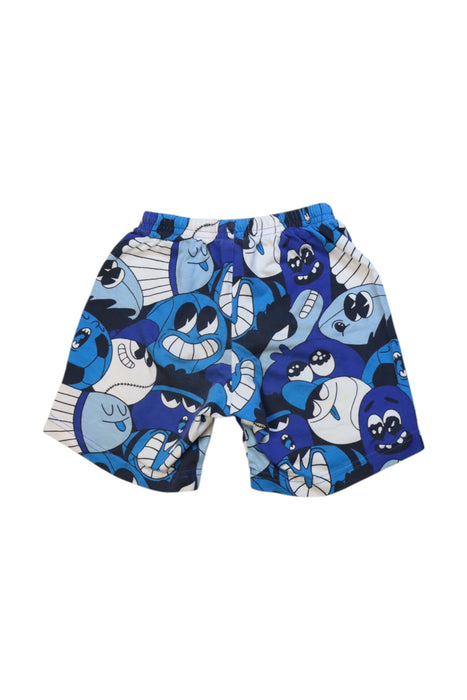 A Blue Shorts from Adidas in size 3T for neutral. (Back View)