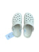A Ivory Slip Ons from Crocs in size 6T for neutral. (Front View)