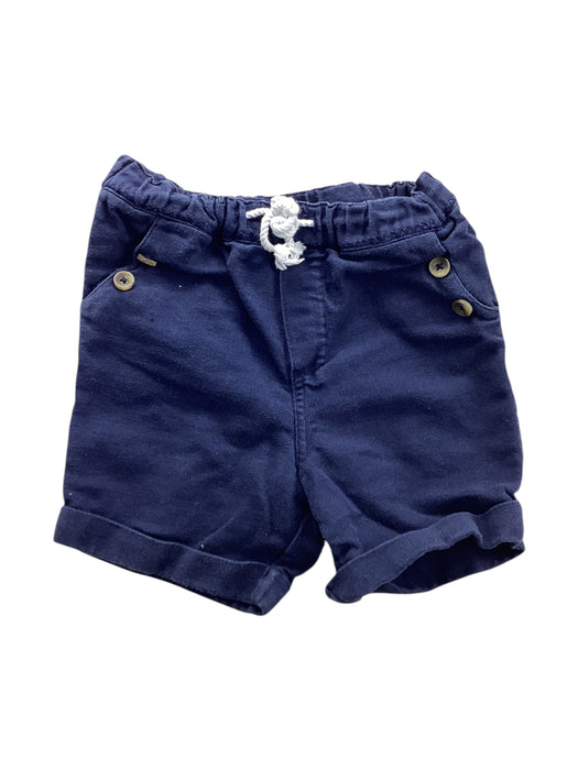 A Navy Shorts from Natalys in size 2T for boy. (Front View)